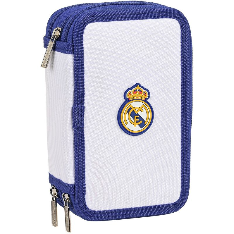 Plumier Triple Real madrid c.f. azul blanco 36 piezas 8412688447831 s4304661 safta