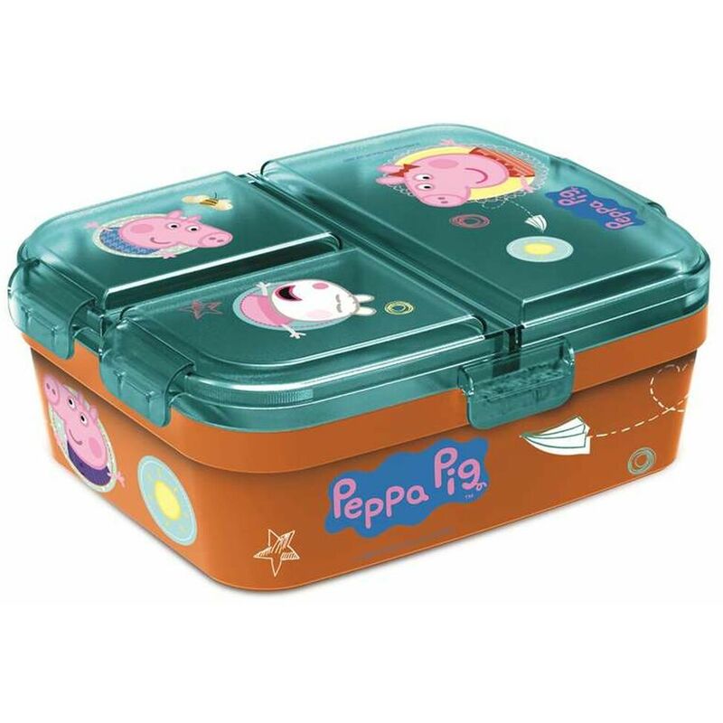 Fiambrera para Sandwich Peppa Pig Kindness Counts Plástico 8412497412990 S2417562 BigBuy Kids