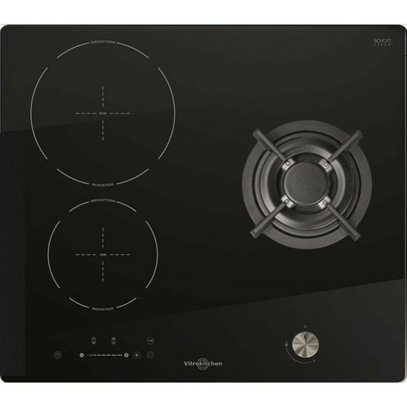 Placa Vitrocerámica Vitrokitchen VG601NB 60 cm 8437015023601 S0437288 Vitrokitchen