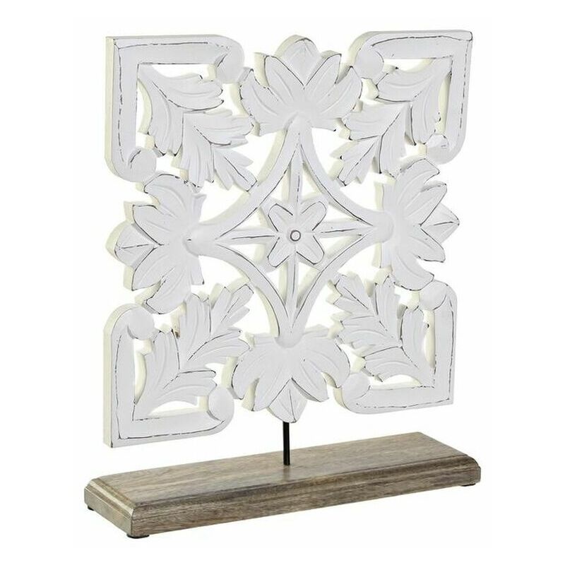 Figura Decorativa Dkd home metal blanco 30 x 9 36 8424001967896 s3029216