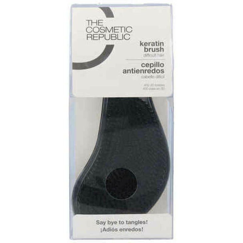 Cepillo Desenredante Keratin brush the cosmetic republic negro 8437009592380 s4245398 para el pelo 1