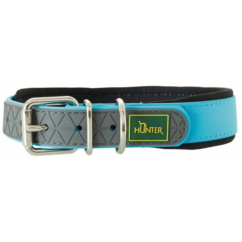 Hunter Collar Convenience comfort 2735 cm en color turquesa para perros 124561 azul 40 4016739630933 s6101135