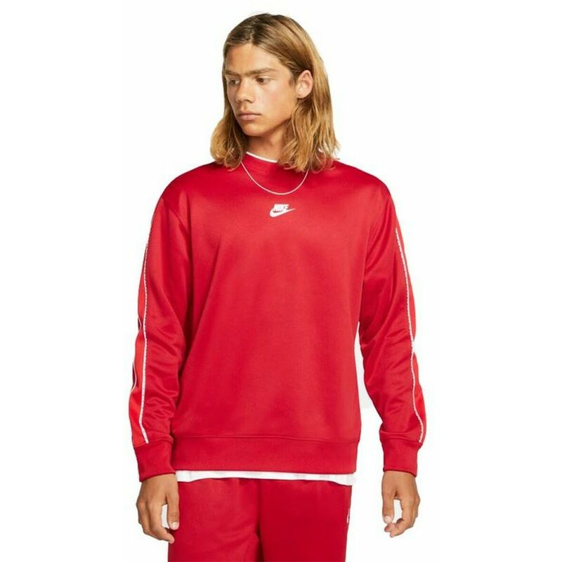 Sudadera sin Capucha Hombre Nike Sportswear Rojo L 0194955574652 S6432868 Nike