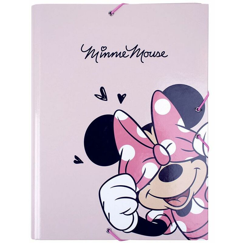 Carpeta Minnie Mouse A4 Rosa (24 x 34 x 4 cm) 8445484089332 S0732183 Minnie Mouse