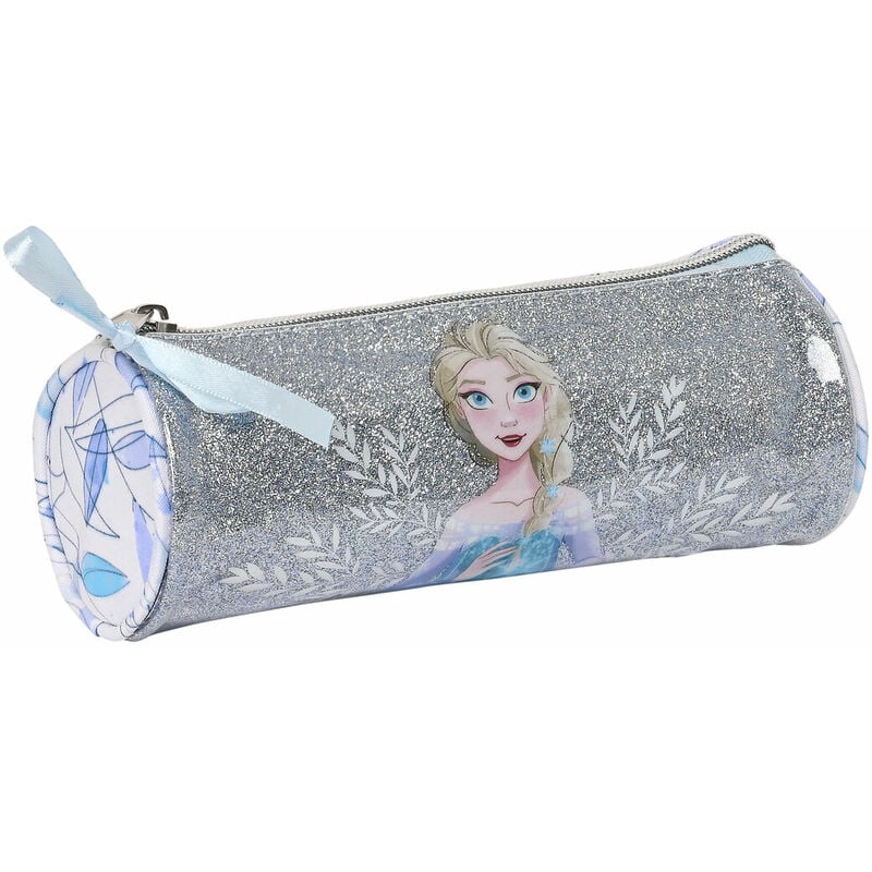 Estuche Escolar Cilíndrico Frozen Memories Plateado Lila (20 x 7 x 7 cm) 8412688475698 S4306446 Frozen