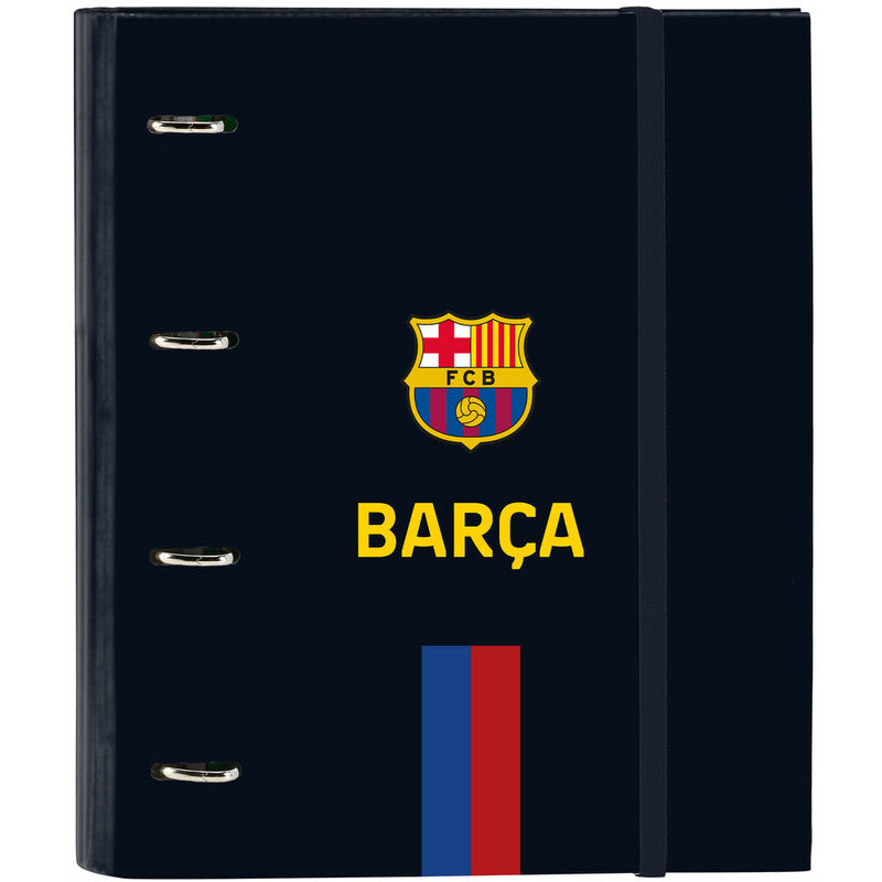 Carpeta de anillas F.C. Barcelona Granate Azul marino (27 x 32 x 3.5 cm) 8412688488070 S4307069 F.C. Barcelona