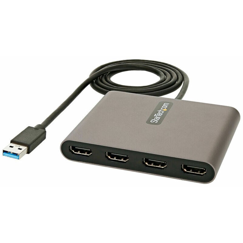 Adaptador USB 3.0 a HDMI Startech USB32HD4 Negro 0065030888721 S55125995 Startech