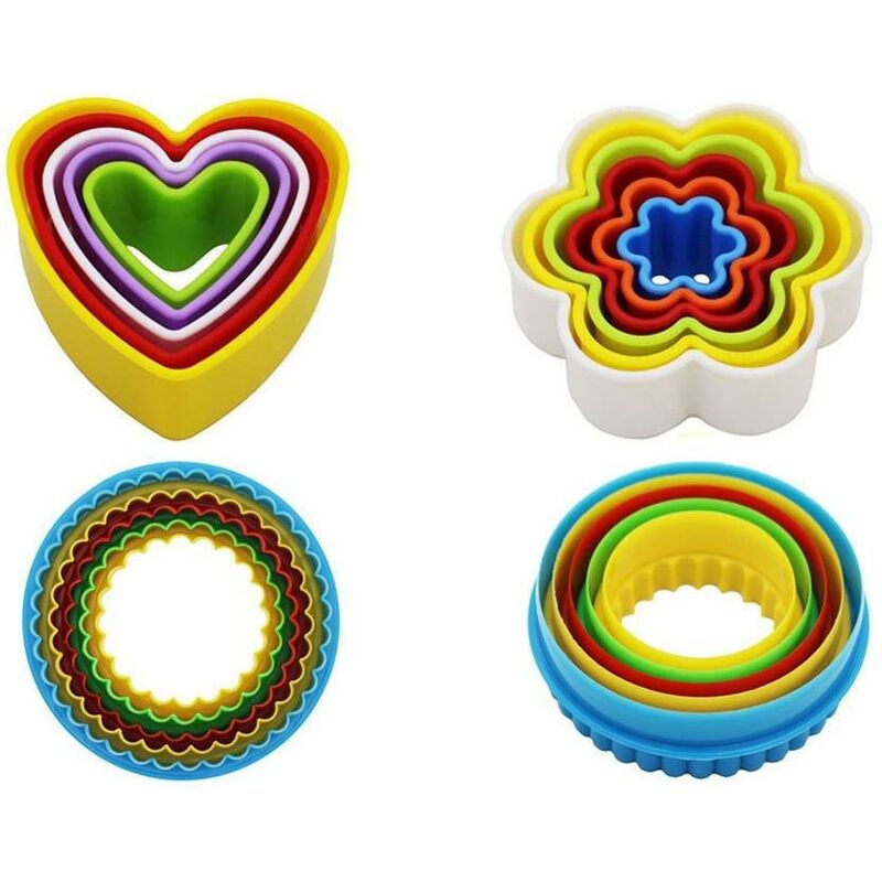 Emporte-pièces Chiffres Pour Pâte à Modeler - Lot De 15 Pièces Multicolores, Marque Graine Créative