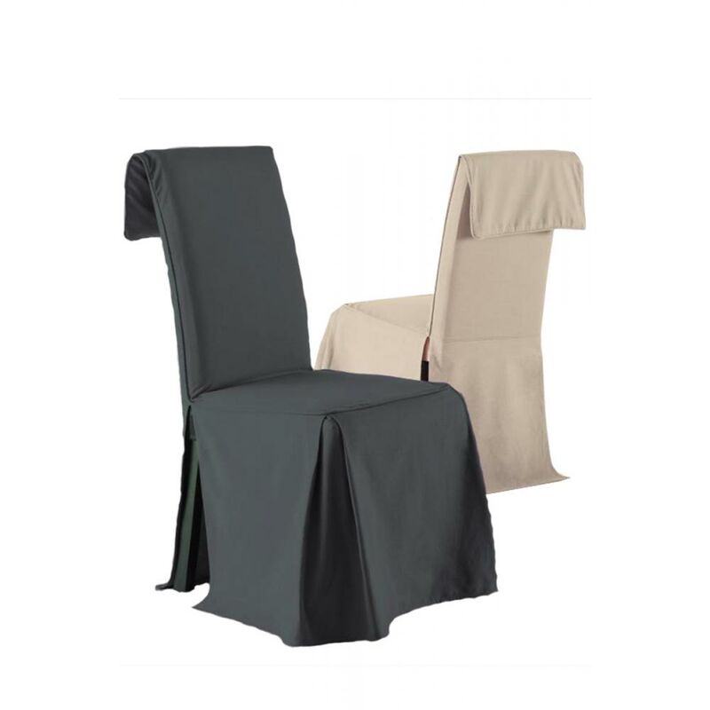 Housse droite pour chaises empilables - Comptoir Textile Hôtelier