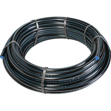 Outile – Tuyau polyéthylène haute densité PEHD Ø 25 mm – Longueur 10 mètres – Pression 20 bars – Résistant à la corrosion et fissuration