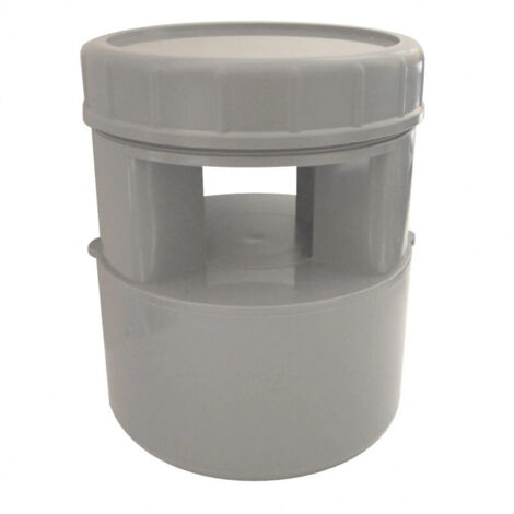 Nicoll – Aérateur à membrane 100/110 mm – Raccord d'évacuation PVC – Compatible systèmes plomberie – Gestion efficace des eaux usées