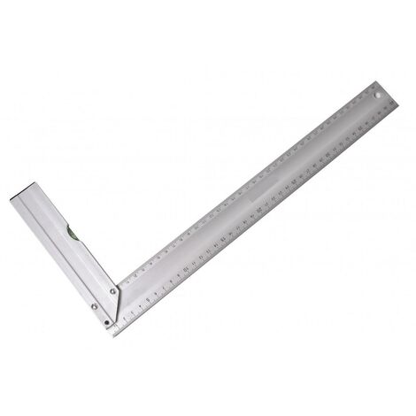 Equerre de menuisier 300 mm  avec bulle (1/2)