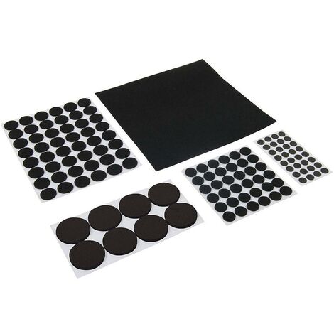 Lot de 125 patins de protection Noir (1/2)