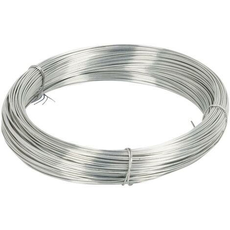 Fil de fer galvanisé 50 mètres – Diamètre 0.9 mm – Pour fixation et travaux de maçonnerie – Résistant à la corrosion – Achat Utile