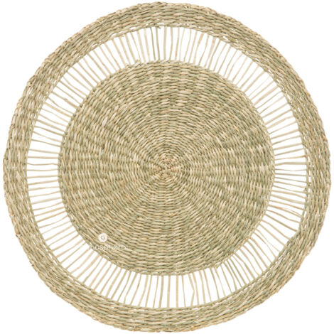 SET DE TABLE TRESSE OVALE VERT