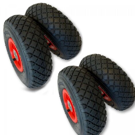 Roue Increvable Diable 260 X 85 (3.00-4) Alésage 25 Mm Roulement à Rouleaux