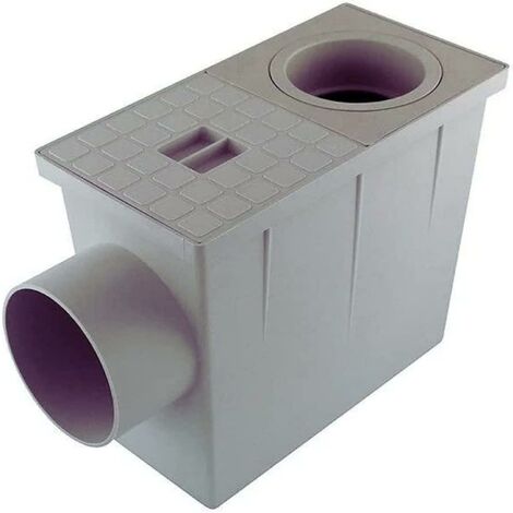 Outile – Regard de branchement pour eaux pluviales Ø 80/100 mm – Polypropylène renforcé – Résistant aux chocs et produits chimiques – Dimensions 215x310x135 mm (1/5)