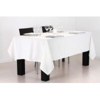 Atmosphera – Nappe anti-tâche rectangulaire 140 x 240 cm – 100% polyester – Résistante aux éclaboussures – Entretien facile