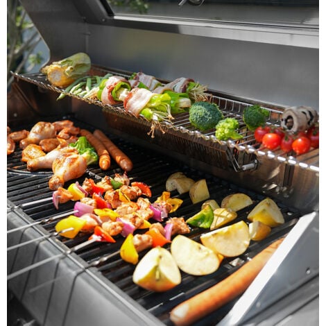 TAINO PLATINUM YAMARA 6+2 Gasgrill Edelstahl 6 Brenner Sear-Burner Backburner