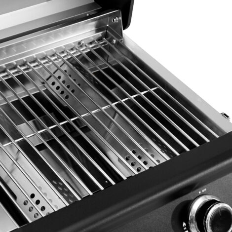 TAINO PLATINUM COMPACT DARK Tischgrill 2 Brenner Gasgrill Kompakt Camping BBQ