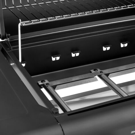 TAINO COMPACT 3+0 Gasgrill Grillwagen platzsparend Griller Gas Grill BBQ Schwarz