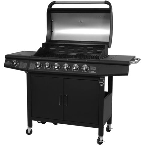 TAINO RED 6+1 Brenner Gasgrill Abdeckung Set Gasregler BBQ Grill Zubehör Cover