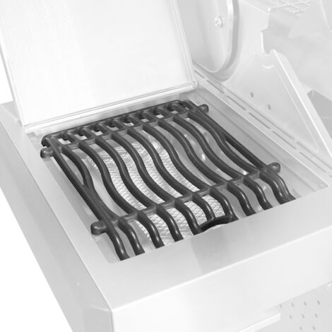 ZLjoint Grillrost Gusseisen + Edelstahl-Emitter – Passend Für Charbroil 2-5 Brenner Grills