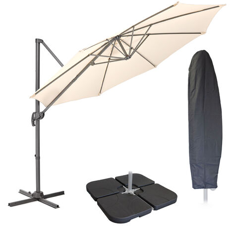 Schutzhülle für Sonnenschirme Kurbelschirm Hülle Schirm Wetterschutz bis Ø3m 