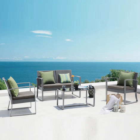 Taste by 4 Seasons Louvre tuintafel met Reint Middel Riva tuinstoel