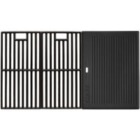 TAINO PRO 6+1 Gusseisen Rost Grillplatte Grillrost Zubehör Set Gasgrill Grill