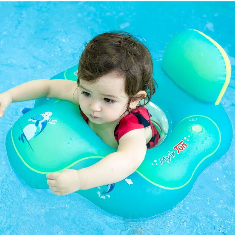 Kinder Baby Schwimmt Schwimmen Verstellbare Aufblasbare Schwimmer+Manuelle Pumpe 
