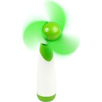 Perle Rare Handheld-Lüfter Windmühlentyp tragbarer Mini-Akkulüfter (grün)