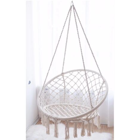 Hanging chair Swing Chair - garden swing seat, hanging egg chair, outdoor ,garden swing chair - beige