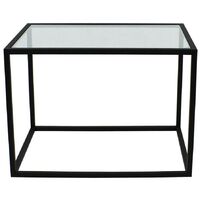 Tavolino da salotto moderno rettangolare KUBE Colori Ferro: Alluminio - Dimensioni Tavolini: 90 x 50 H. 40