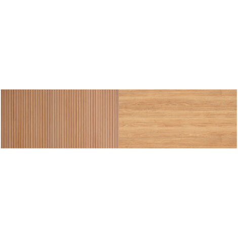 Herdasa, Cabecero colección TOKYO en melamina, de 67x225x3cm.- roble dorado - efecto vallado roble (1/4)