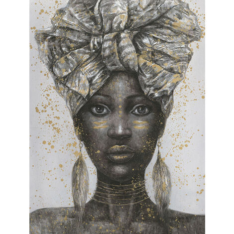 Cuadro Mujer Africana Frente
90x120x3 cm (1/4)