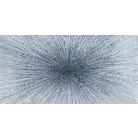 Cuadro decorativo enmarcado, diseño abstracto con acabado texturizado 3D en gris, 90x60cm (1/5)