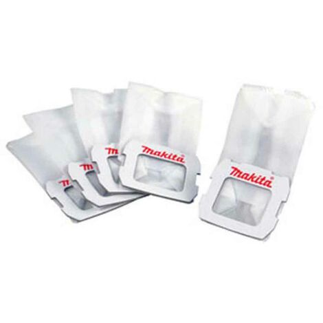 10 Sacchetti Filtro In Microfibra PakTrade Per Aspirapolvere Makita DVC261, DVC265, VC009G