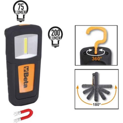 Beta 1838COB Lampada ricaricabile compatta con LED ad altissima luminosit&agrave