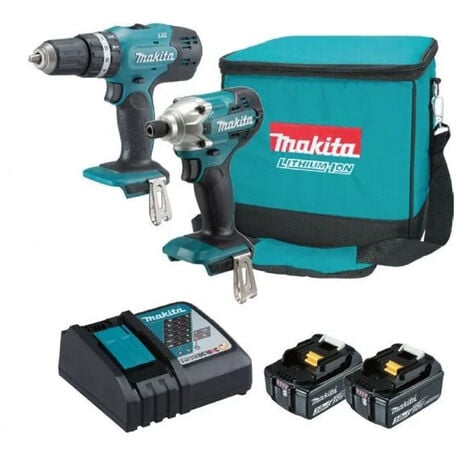 MAKITA TW140DSMJ Avvitatore ad impulsi CXT 12V con 2 batterie 4,0 Ah e  valigetta