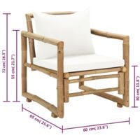 sedie da esterno in bambù