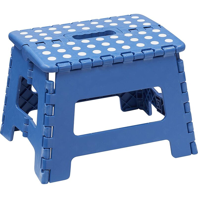 plastica blu Bama step 1 sgabello 