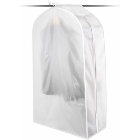 90 x 110 cm sacco per vestiti Protezione antipolvere per vestiti finestra trasparente con strisce in velcro porta vestiti protezione contro l'umidità traspirante 
