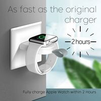 Caricatore per orologio versione aggiornata, caricatore wireless magnetico  portatile per supporto di ricarica iWatch compatibile senza