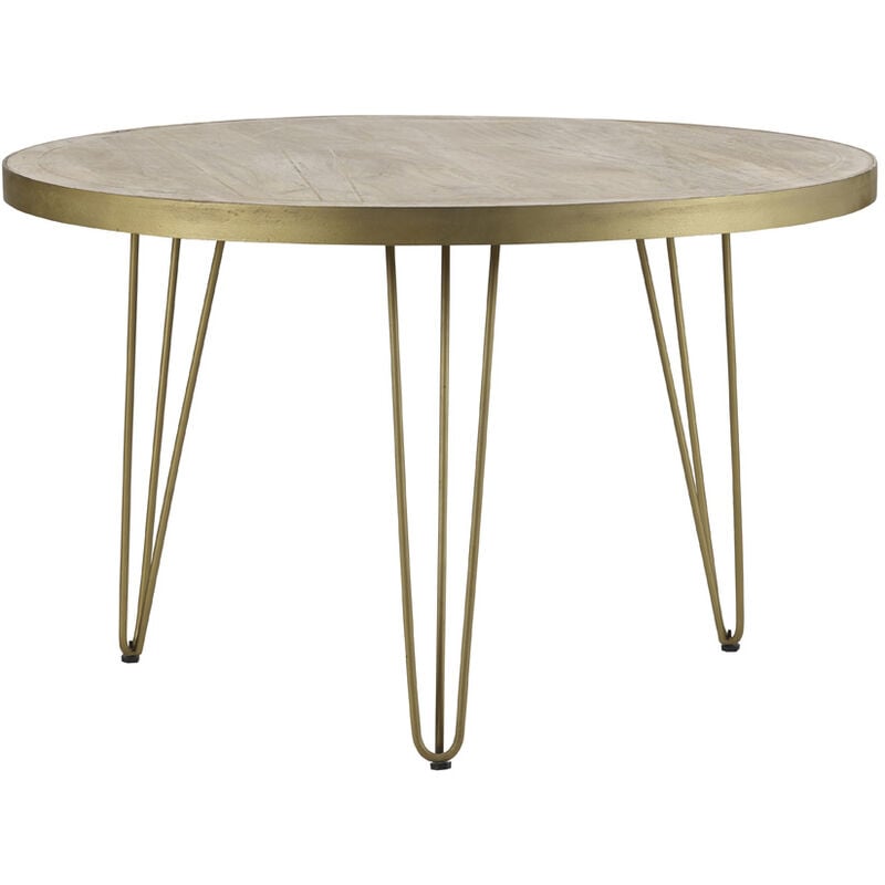 Matrix 120cm Round Mango Wood Dining Table