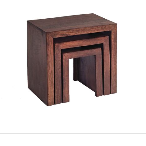 Dakota Mango Nest of 3 Tables