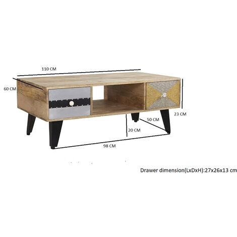 Artisan Limited Edition Coffee Table with two Drawers