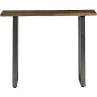 Console Table Grey Essential Live Edge