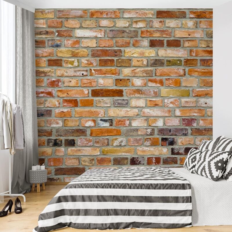Carta da parati adesiva muro 3D - Colors Of The Wall - Formato quadrato  Dimensione HxL: 192cm x 192cm