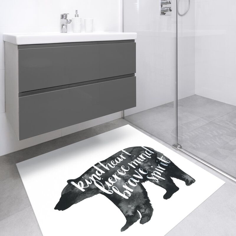 Tappeti in vinile - Animali con gli occhiali - Gufo - Quadrato 1:1  Dimensione HxL: 40cm x 40cm